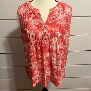 Coral Bay Textured Paisley Top
